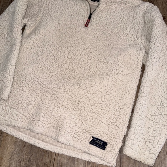 Southern Marsh • Appalachian Pile Fleece 1/4 Zip Pullover Sweater - Picture 4 of 15